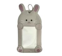 ZEPFJHE Cartoon Animal Photo Card Sleeve Water Resistant PVC Covers 3Inch Case Protectors for Bag Charm Travel Card Protector