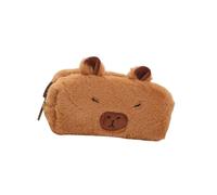 ZEPFJHE Cartoon Furry Pencil Case Pen Pouches High Capacity Bag Travel Makeup Bag for Women Girl Student 20x10cm Case