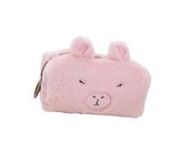 ZEPFJHE Cartoon Furry Pencil Case Pen Pouches High Capacity Bag Travel Makeup Bag for Women Girl Student 20x10cm Case
