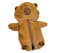 ZEPFJHE Cartoon Plush Pencil Case Big Capacity Pen Case Animal Pencil Bag Travel Makeup Bag for Children Student School Novelty Cartoon Pen