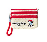 ZEPFJHE Cartoon Themed Fabric Card Case with Multi Layer Storage Compartment Storage Bag for Credit Cards Daily Accessories Portable Travel Document Pouch