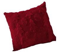 ZEPFJHE Celebration Themed Polyester Pillowcase Machine Washable Decorative Cover For Sofa Couch Seasonal Designs Christmas Themed Cushion Cover