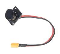 ZEPFJHE Charging Port Assembly Light Weight 3 Pin Female Plug Charging Socket Electric Scooter Power Input Ports Easy To Use Electric Scooter Accessories