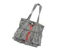 ZEPFJHE Check Print Carry All Bag Generous Storage Space Shoulder Bag Casual Underarm Bags Suitable for Offices Travel Stylish Checkered Handbag