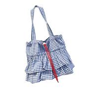 ZEPFJHE Check Print Carry All Bag Generous Storage Space Shoulder Bag Casual Underarm Bags Suitable for Offices Travel Stylish Checkered Handbag