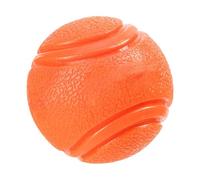 ZEPFJHE Chew Resistant Dog Toy Ball For Aggressive Chewers With Teeth Cleaning Texture And High Bounce Design Floating Rubber Ball