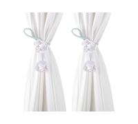 ZEPFJHE Classical French Type Curtain Holdbacks Ties Easy to Clean Space Saving Design Versatiled Home Styling Solution Modern Curtain Ties