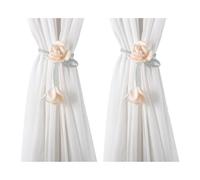 ZEPFJHE Classical French Type Curtain Holdbacks Ties Easy to Clean Space Saving Design Versatiled Home Styling Solution Modern Curtain Ties