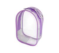 ZEPFJHE Clear View Cotton Plush Organizers Bag Friendly PVC Clear Hanging Storage Bag Portable Display Case For Women Transparent Cotton Doll Organizer