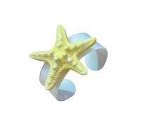 ZEPFJHE Coastal Themed Bangle Crafted From Comfortable Resin For Seaside Trip And Styles Statements Stylish Vacation Accessory