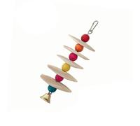 ZEPFJHE Colorful Cuttlefish Bone Bird Toy Playstring Birdcage Decoration Chew for Beak Maintenances Parrots Entertainment