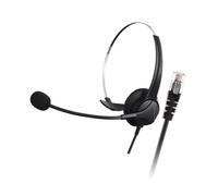 ZEPFJHE Comfort Call Center Headsets Passive Sound Isolation 300° Flexible Mic Boom For RJ9 Systems Professional Telecommunication Headsets