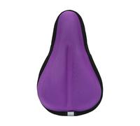 ZEPFJHE Comfortable Memory Foam Bicycles Seat Cover With Anti Slip Base Reflective Accents Breathable Memory Foam Bicycles Saddles Pad