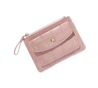 ZEPFJHE Compact and PU Leather Card Wallet for Cards Credit Cards and Membership Cards