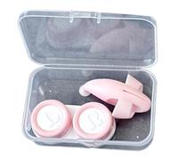 ZEPFJHE Compact Lenses Container with Remover Tweezers Storage Box Keep Your Glasses Safe and Clean Daily Use Case