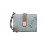 ZEPFJHE Compact Wallet for Women Leather Credit Card Holder Large Capacity Clutches Purse Bifold Purses Ladies Purse Money Bag Wristlet Wallets for Women