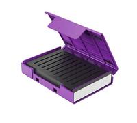 ZEPFJHE Compactly ABS Hard Drives Container Holds 4x2.5In Or 1x3.5In Solid Disk Builts-In Reinforced Shock-Resistant Cushion Hard Drive Dock