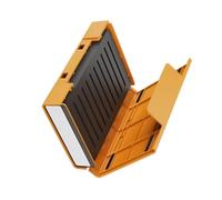 ZEPFJHE Compactly ABS Hard Drives Container Holds 4x2.5In Or 1x3.5In Solid Disk Builts-In Reinforced Shock-Resistant Cushion Hard Drive Dock