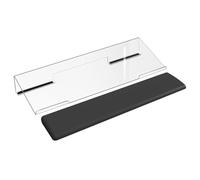 ZEPFJHE Computer Keyboard Stand Clear Easy Ergonomic Typing Acrylic Risers Tilt Desk Lifter For Desk Comfortable Typing Accessory