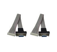 ZEPFJHE Construction 12Pin VGA to PH2.0 Display Cable Adapters Using Materials for Long Lifespans and Clear Images Output Office Connectors