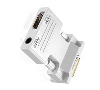 ZEPFJHE Convenient1080x1920 Resolution HDTV To VGA Adapter With 3.5mm Port For Laptops And Projectors PC Monitors HDTV HDMIs To VGA Adapter