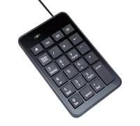 ZEPFJHE Corded Numeric Keypad 23 Key Corded USB Number Pad External Numpad Portable Numeric Keyboard For Laptop Notebook