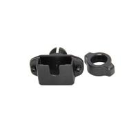 ZEPFJHE Corrosions Resistant Aluminum Car Radio Holder Adapter With Suction Cup Or Screw Mount For Stable Two Way Communication Multiple Device Vehicle Mount Adapter