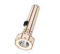 ZEPFJHE Creative Children Educational Science Project Toy Wood Flashlight Craft Kits for Learning and Classroom Teaching Educational Science Experiment Toy