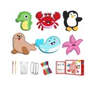 ZEPFJHE Creative Craft Sewing Kits Handmade Materials for Creative Project Pendant Making Kids Safe and Fun Learning Activity Handmade Felt Craft Toy