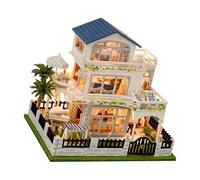ZEPFJHE Creative Tradition Plan Preferences Model House Set Illustrated Instructions Light Cut Assembly Detailed Step by Step Model Set