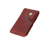 ZEPFJHE Credit Card Holders Coin Purse Leather Case with Button Closure Change Retro Wallet for Women Man Small Credit Wallet Coin Organizer with Snap Closure