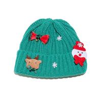 ZEPFJHE Crochet Brimless Hat For Christmas Party Gathering Seasonal Holiday Props Knitting Caps Festival Accessories Classical Christmas Beanies