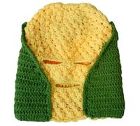 ZEPFJHE Crochet Maize Neckcover Hat For Adult Fun Novelty 3Hole Neckcover For Winter Activity Carnivals Party Headgear Funny