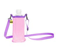ZEPFJHE Crossbody Cup Holder for Water Bottles Kids Outdoor Use with Meshes Design Adjustable Strap Bottle Sleeve Outdoor Crossbody Bottle Sleeve