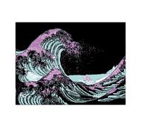 ZEPFJHE Cultural Themed Wall Hanging Tapestry Polyester Japnese Waved Decorative Backdrop for Interior Styling Enthusiasts Japanese Tapestry Wall Decors