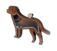 ZEPFJHE Customizable Wooden Pet Hair Memorials Box Add Personality Like Name and Shape for Special with Pet Decorative Pet Remembrances Box