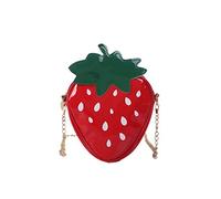 ZEPFJHE Cute Pineapple Strawberry Shape Shoulder Chain Crossbody Bag For Women Satc Backpack For Women On