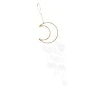 ZEPFJHE Decorative Capiz Shell Moon Windchimes For Nature Lover Coastal Styles Wall Hanging Dreamcatchers For Bedroom Decors Bedroom Hanging Dreamcatchers