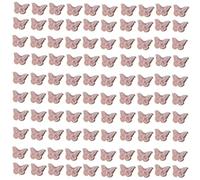ZEPFJHE Delicate Pearls Embroidery Butterfly Patches for Dress Bags and Decorations Stone Embellished Craft Supplies
