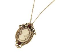 ZEPFJHE Delicate Sculpted Hollow Pendant Chain Jewelry With Crystal Embellishments Comfortable Lightweight Accessory For Women Hollow Out Alloy Pendant
