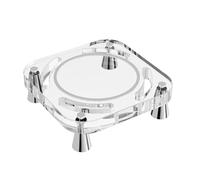 ZEPFJHE Desktop Dustproof Stand For 2024 Clear Acrylic Holder Heat Disspation Cooling Mount PC Accessories Cable Management Organizers