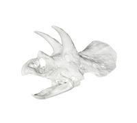 ZEPFJHE Dinosaur Head Marinepark Cave Deck for Marine Animals Natural Corn Based/PETG Not Deadly Habitat Addition Published Skull Cave Marine Head Shelter Decoration