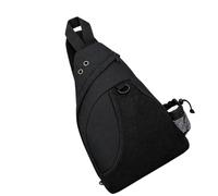 ZEPFJHE Disc Golf Shoulder Bag for Organized Course Equipment Carrying | Zippered Main Compartment, Front and Side Mesh Storage, Padded Back Panel for Carrying an Organized Disc Set