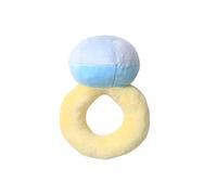 ZEPFJHE Dog Chew Toy Plush for Aggressive Chewers Stuffed Engagement Rings Teether for Training Interactive Game Teething Chew for Large