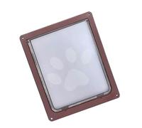 ZEPFJHE Dog Flap Door with 2 Way Locking Install in Interior and Exterior Door Entry and Exit for Dog and Clear Flap Secure Entry for Pets Locking Mount Interior Exterior
