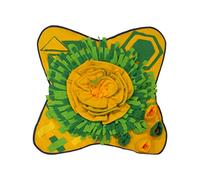 ZEPFJHE Dog Plush Toy Stuffed Treat Dispensing Flower Interactive Chew Relieving Stress Improving For Health