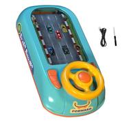 ZEPFJHE Driving Simulator Car Race Adventure Toy Musical Interactive Educational Steering Toy Toddler Toddler Simulated Driving Race Car Game With Music And Lights