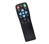 ZEPFJHE DVB1881LC Elderly-Friendly Learning Remote With Big Buttons For Media Players & Entertainment Systems Ergonomic Remote Control For Seniors