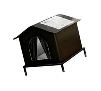 ZEPFJHE Easy Assembly Puss Bed Black Fixed Stand Denial Tools Required Constant Insulated Suitable for Inside Conditions Stable