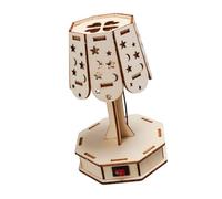 ZEPFJHE Easy to Build Children Science Wooden Lamp Featuring Color Changing Feature for Home Learning and Play Time Parent Child Toy